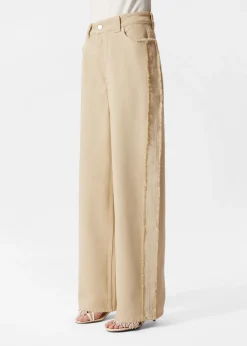 & Other Stories Jeans mit weitem Bein und Fransen
