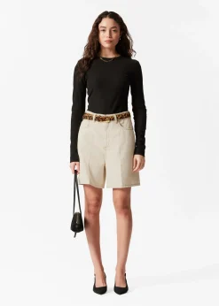 & Other Stories Jeansshorts mit weitem Bein