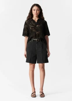 & Other Stories Jeansshorts mit weitem Bein