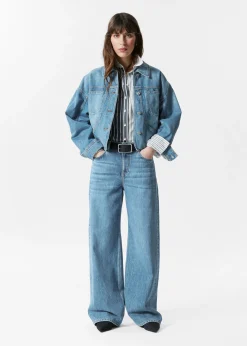 & Other Stories Kastenförmige Jeansjacke