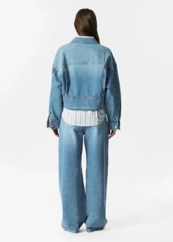 & Other Stories Kastenförmige Jeansjacke
