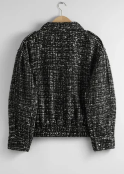 & Other Stories Kastenförmige Tweedjacke