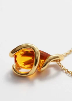 & Other Stories Kette mit Glassteinanhänger