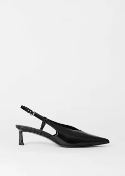 & Other Stories Klassische Lederpumps mit Fersenriemen