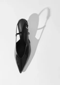 & Other Stories Klassische Lederpumps mit Fersenriemen