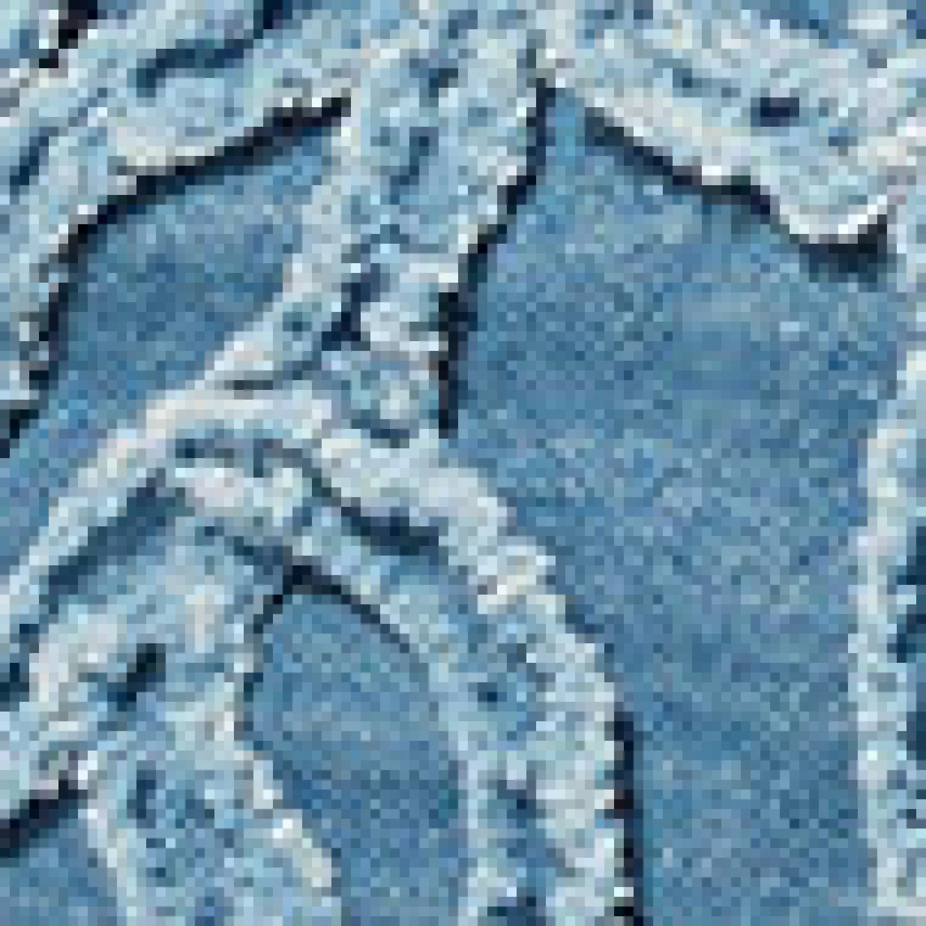 & Other Stories Kleine Tragetasche aus Denim mit Applikationen