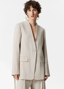 & Other Stories Kragenloser Blazer