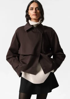 & Other Stories Kurze Trenchcoat-Jacke