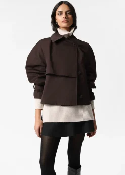 & Other Stories Kurze Trenchcoat-Jacke