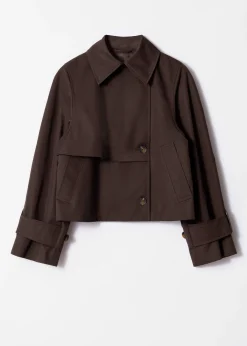 & Other Stories Kurze Trenchcoat-Jacke