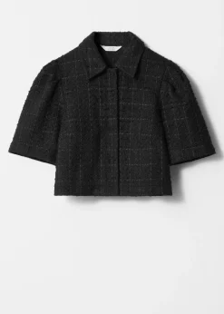 & Other Stories Kurze Tweedjacke