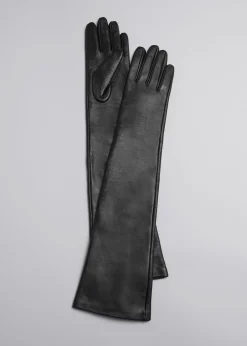 & Other Stories Lange Lederhandschuhe