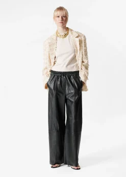 & Other Stories Lederhose mit Kordelzug