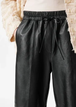 & Other Stories Lederhose mit Kordelzug