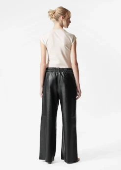 & Other Stories Lederhose mit Kordelzug