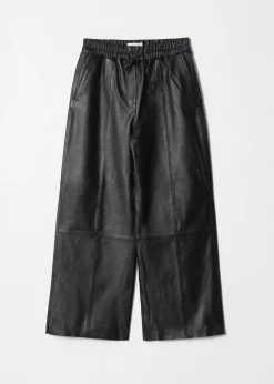 & Other Stories Lederhose mit Kordelzug