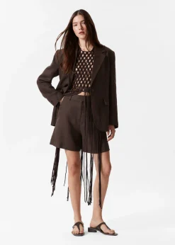 & Other Stories Leinen-Shorts