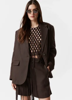 & Other Stories Leinen-Shorts