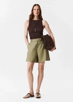 & Other Stories Leinen-Shorts