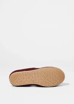 & Other Stories Loafer aus Veloursleder mit Bommel