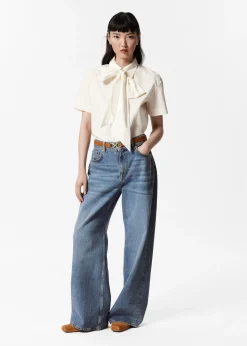 & Other Stories Locker geschnittene Jeans mit weitem Bein