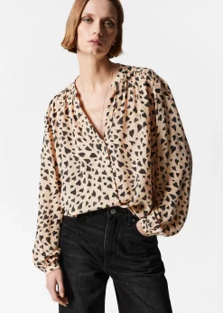 & Other Stories Lockere Seidenbluse