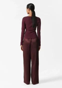 & Other Stories LongSleeve Keyhole Top