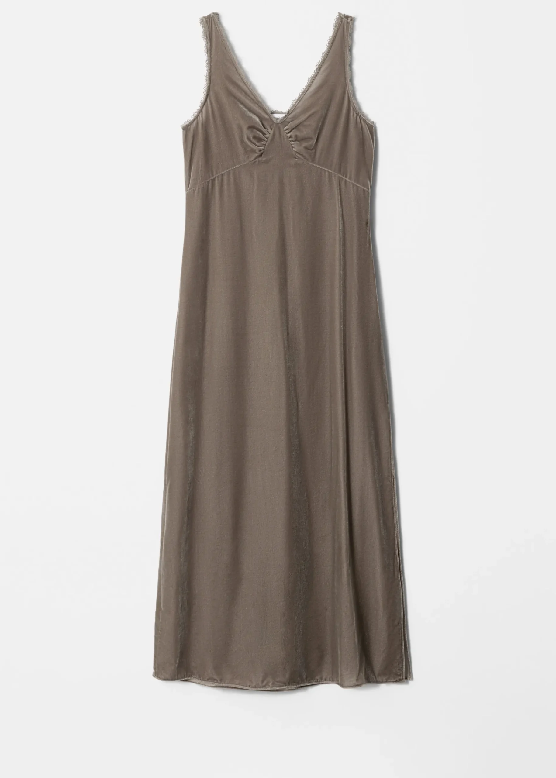 & Other Stories Maxikleid aus Samt