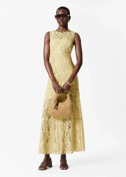 & Other Stories Maxikleid aus Spitze