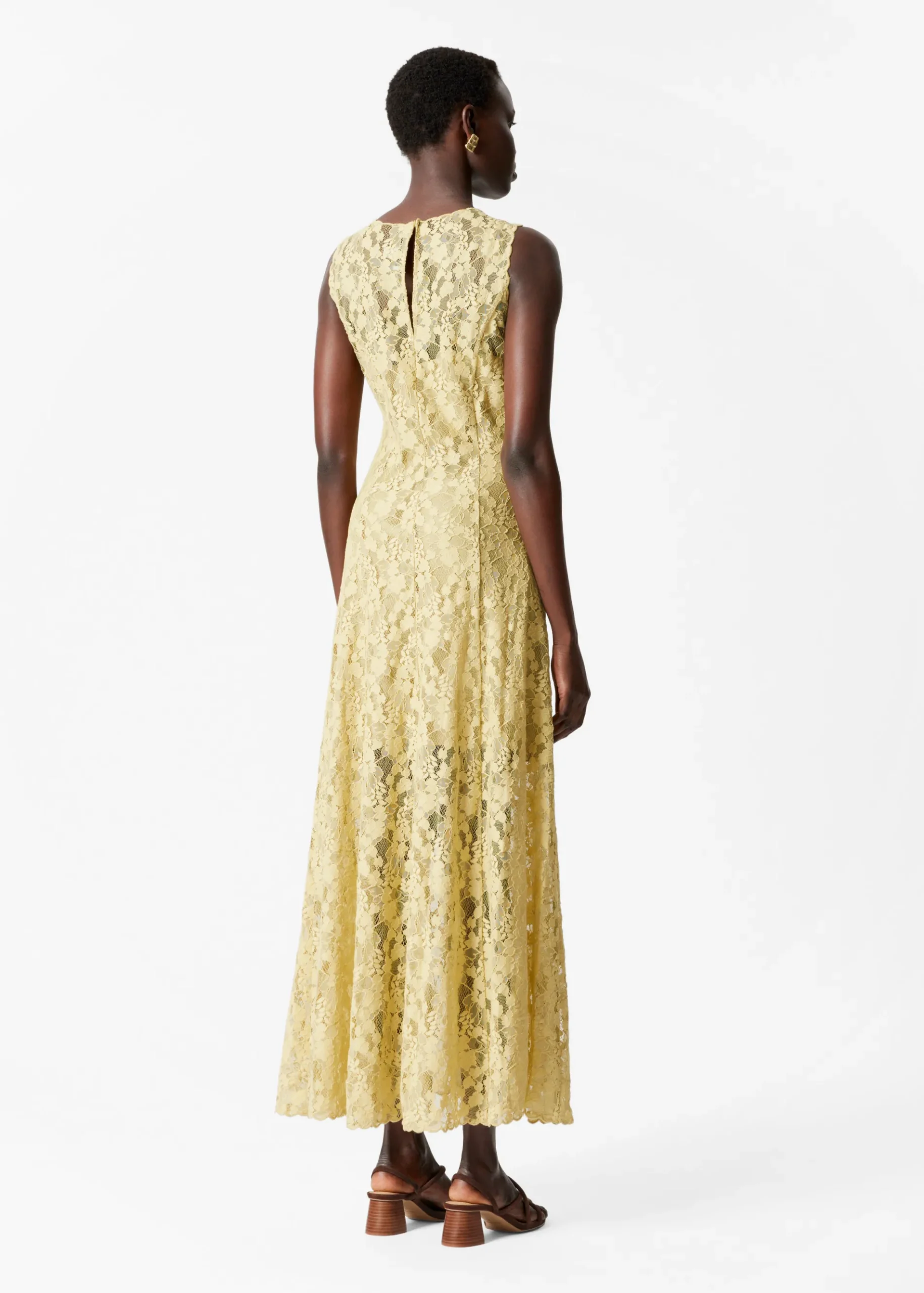 & Other Stories Maxikleid aus Spitze