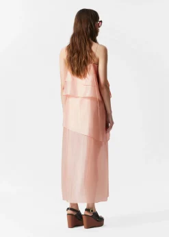 & Other Stories Maxikleid mit Blumenapplikation
