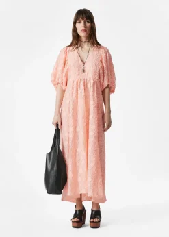 & Other Stories Maxikleid mit Puffärmeln