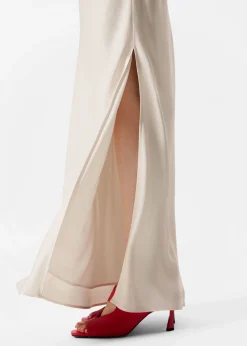 & Other Stories Maxikleid mit Stickerei