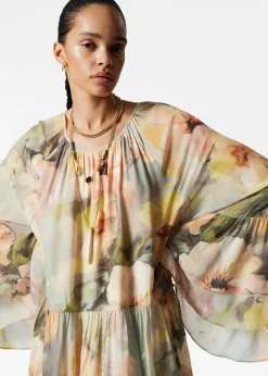 & Other Stories Maxikleid mit Volants