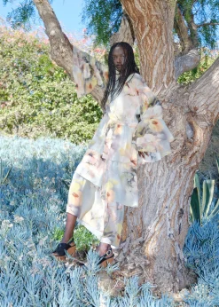 & Other Stories Maxikleid mit Volants