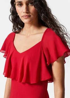 & Other Stories Maxikleid mit Volants