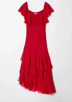 & Other Stories Maxikleid mit Volants