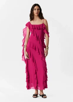 & Other Stories Maxikleid mit Volants
