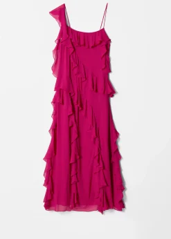 & Other Stories Maxikleid mit Volants