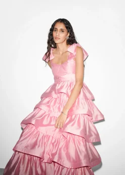 & Other Stories Maxikleid mit Volants