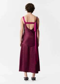 & Other Stories Maxi-Trägerkleid mit Bändern
