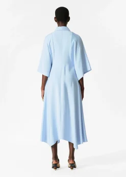 & Other Stories Midi-Hemdblusenkleid