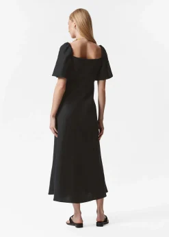 & Other Stories Midikleid aus Leinen