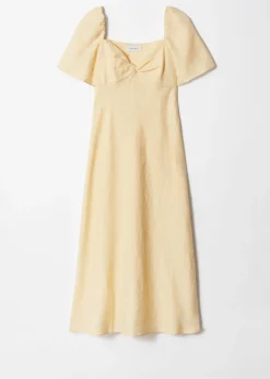 & Other Stories Midikleid aus Leinen