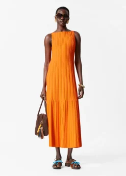 & Other Stories Midikleid aus Rippstrick