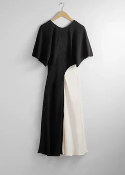 & Other Stories Midikleid aus Satin