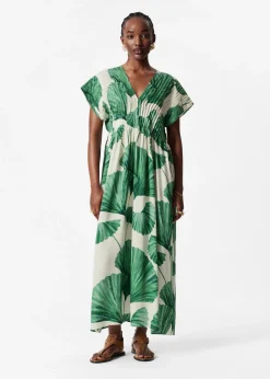 & Other Stories Midikleid mit Falten