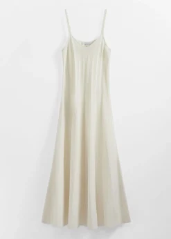 & Other Stories Midi-Trägerkleid mit Falten