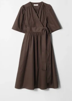& Other Stories Midi-Wickelkleid