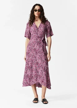 & Other Stories Midi-Wickelkleid